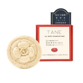 TANE Whole Body Shampoo Bar, Made in Japan, All-in-One Organic Solid Shampoo for Washing Hair and Body, 3.0 oz (85 g)