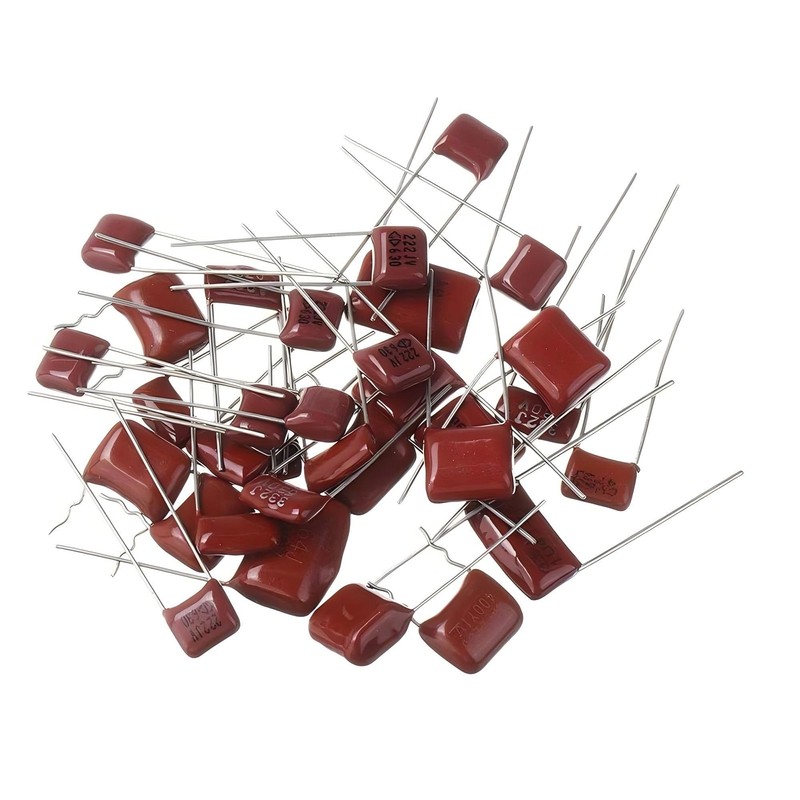 MTDELE 180Pcs 15Values Metallized Film Capacitor Kit DC 400V 630V