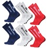 6 Pairs Soccer Socks Non Slip High Elasticity Soft Sports