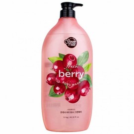 Shower Mate Fresh Body Wash 1200g-Cranberry 6ea