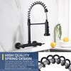 BZIMAK Wall Mount Kitchen Sink Faucet, 8 Inch Center Wall