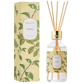 Airkeep Reed Diffuser Oil Set with Reed Sticks,Vanilla Aromatherapy Oil Scent Diffuser for Home Office Bathroom Decoration Perfume and Gifts 6.76 oz/200ml
