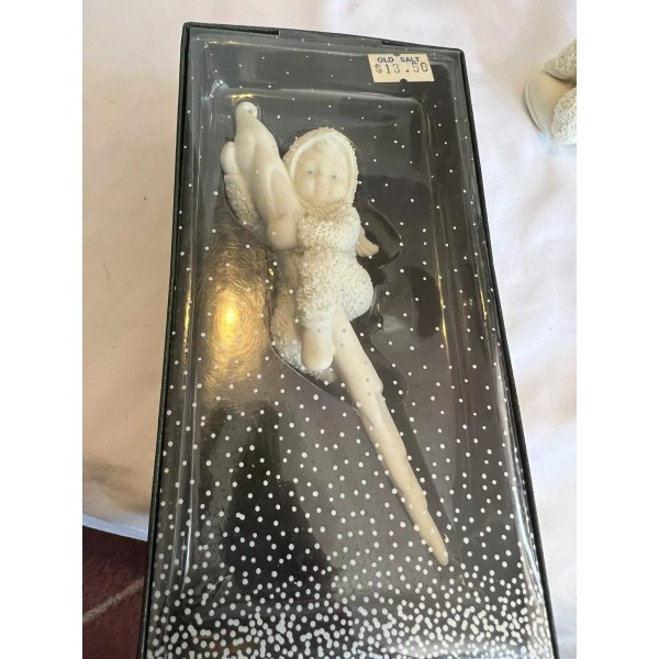 Department 56 NIB-Snowbabies "WEE THIS IS FUN" BISQUE-Christm