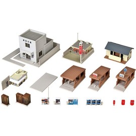 KATO N Gauge Station Facility Set, 23-417 Model Railway Supplies