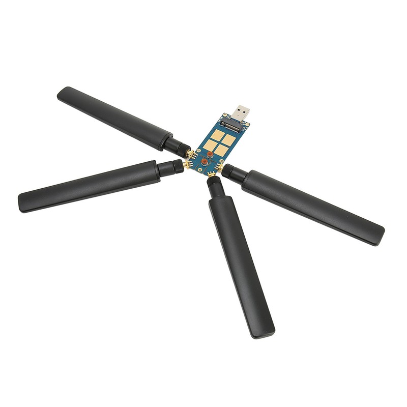 5G DONGLE Expansion Board 4 Antennas Aluminum Alloy ABS USB3.1