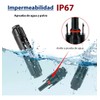 40 Pares Conectores Solares Macho - Hembra MC4 con Llave