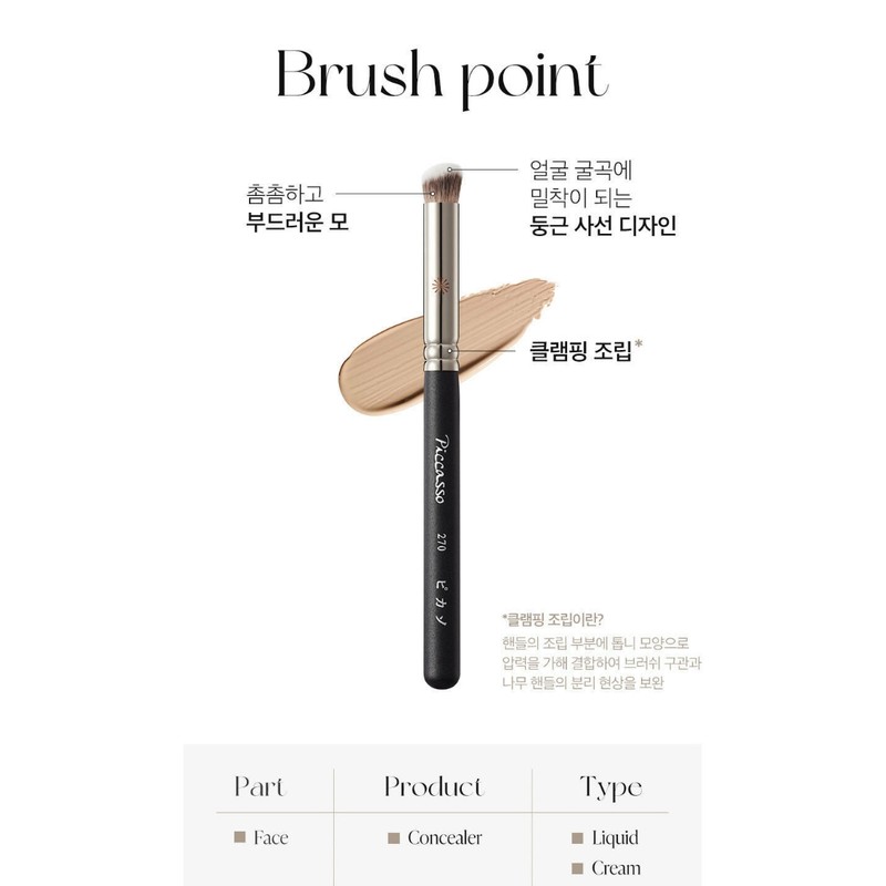 PICCASSO 2 types of Picasso base brushes + mesh standing