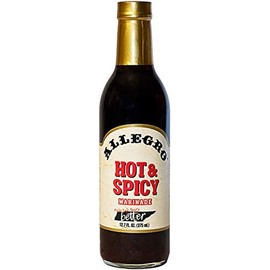 Allegro Hot and Spicy Marinade, 12.7-Ounce Glass (Pack of 6)