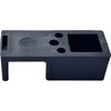 1 3/4 Wide Shower Door Wall Jamb Bumper Guide Black