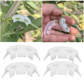 Pack of 100 90 Degree Plant Bender Plastic Plant Bending Clip Plant Trainer Branch Clamps Plant Growth Control for Stress-Free Training
