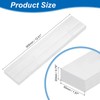 sourcing map Square Aluminum Flat Bar, 3/4" Thickness 2" Width
