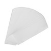 Healeved 4sets Hygienic Wax Strips Rectangle Waxing Sheets for Face