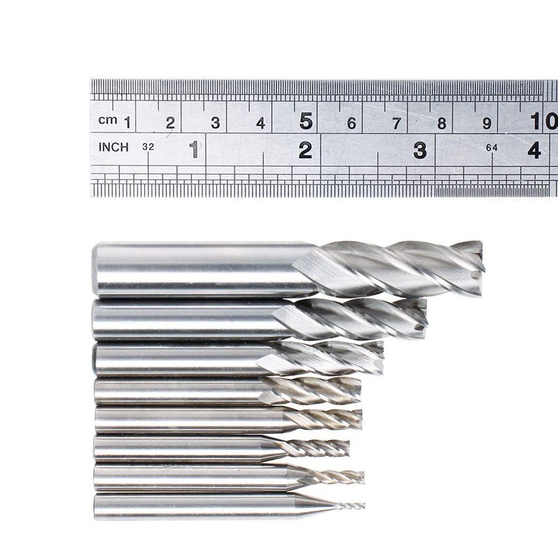 AUTOTOOLHOME 1/8" 3/16" 1/4" 5/16" 3/8" 1/2" high Speed Steel