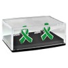 PinMart Awareness Ribbon Cufflink Set - Green