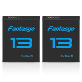 Fantasyo Hero 13 Battery 2-Packs 2100mAh for GoPro Hero 13,Support Fast Charge for Go Pro Hero 13 Camera Charger Accessories
