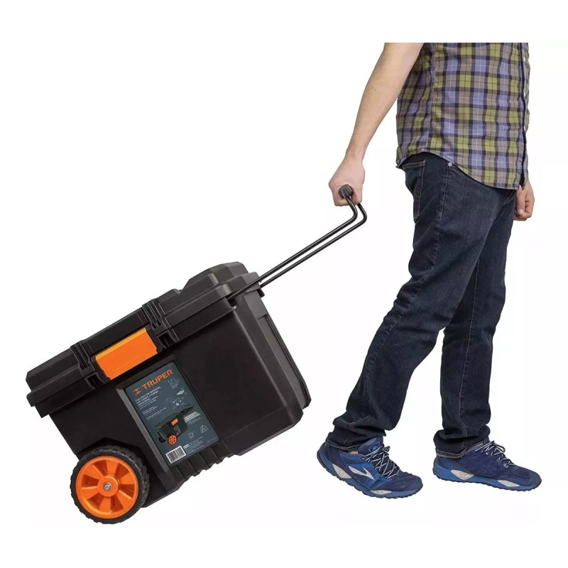 Husky Caja Organizador Herramientas Grande Con Llantas Resistente