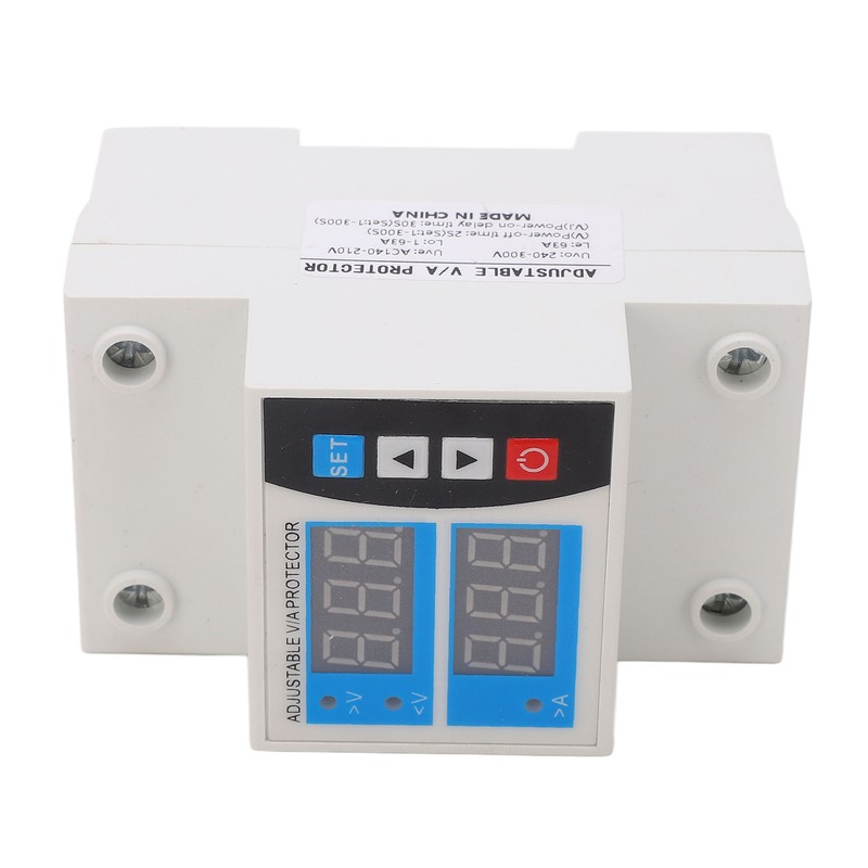 Over Under Voltage Protector Current Limit Din Rail Adjustable 2