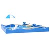 Mini Meditation Zen Garden Wooden Sand Table Decor Kit with