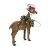 Byers' Choice Reindeer w/Wreath #6782