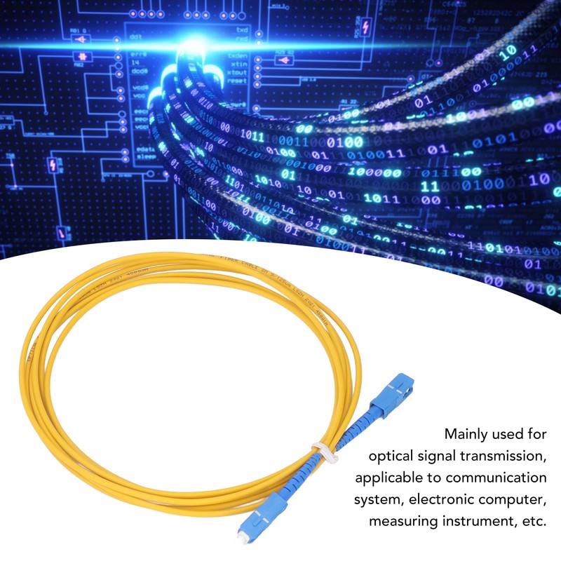5PCS Optical Fiber Extension Cable Single Mode LSZH Sheath Fiber