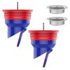 Hsthe Sea 2 x Floor Drain Backflow Preventer Bathtub, Sink,