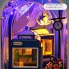 3D Puzzle Miniature House Kit Bookend Bookend LED Bookshelf Decoration