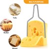 KIBBEH 4 Pcs Stainless Steel Cheese Slicer with Wire Cheese