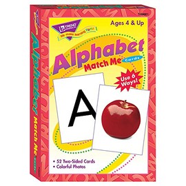 Trend Enterprises, Inc. Alphabet Match Me Tarjetas                                                                                                    