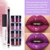 Makeup Lip Primer Kit Metllic High Pigmented Powder Long Lasting