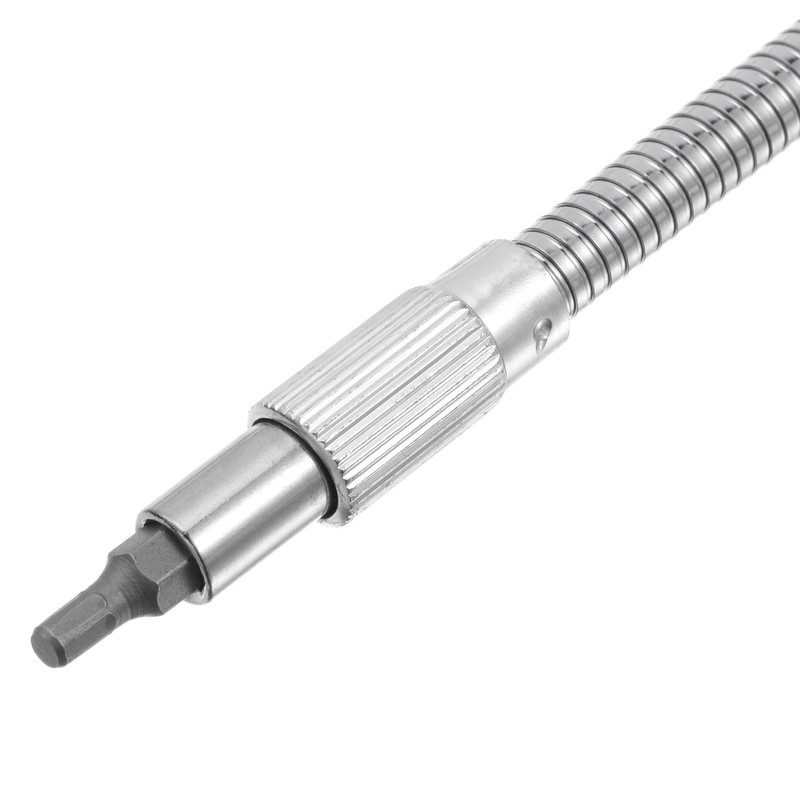 sourcing map 1/4 Inch Hexagonal Shaft Flexible Extension Bit Shaft