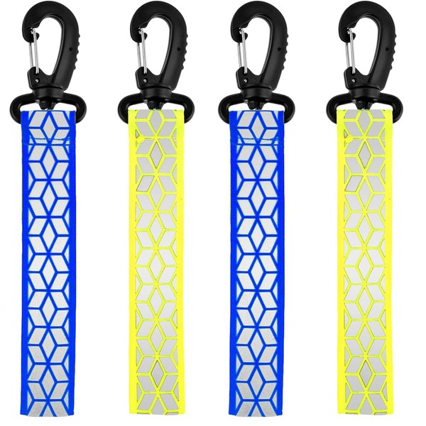 MAEXUS Reflective Key Chain Reflective Lanyard (Set of 4) Reflective