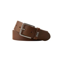 TOM TAILOR Denim Men's Belt & Strap Leather Belt with Matte Buckle Cognac, 80, B660, 8000, Baileys