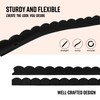Playsafer L Shaped Flexible Rubber Scalloped Edger for Lawns Landscaping