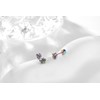Onnzin Titanium Earrings,Hypoallergenic Rose Earrings for Sensitive Ears