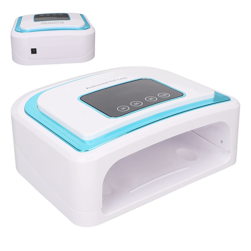 120W UV Gel Nail Lamp Fast Curing 4 Timers LCD