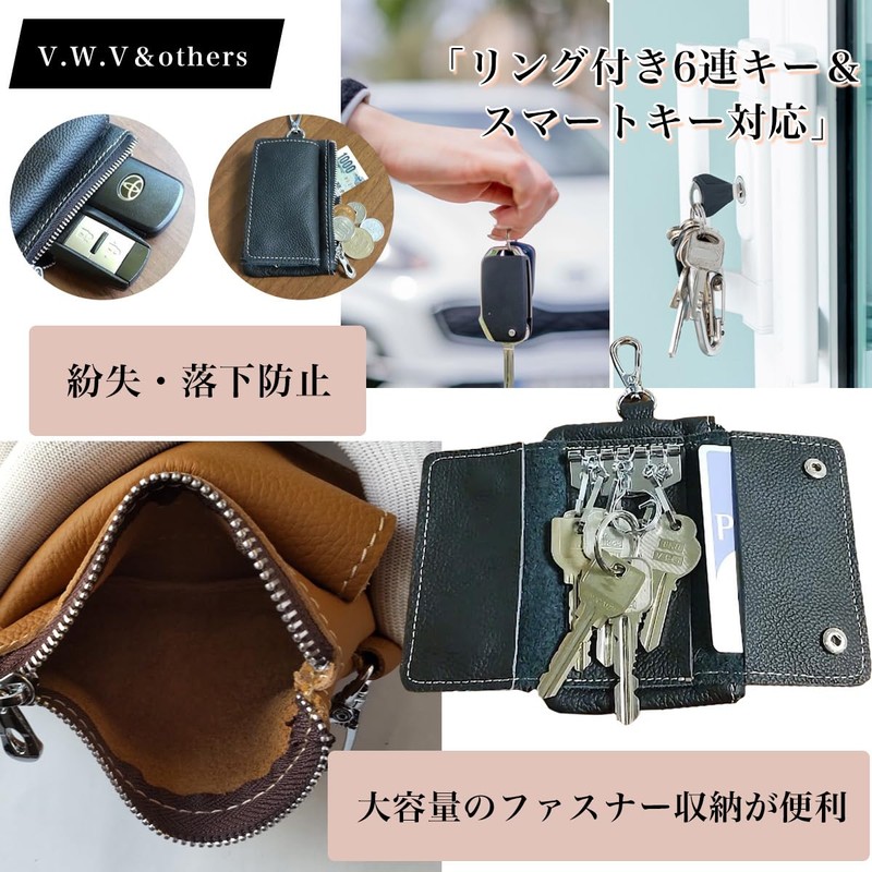V.W.V & others, Key Case, Smart Key Case, 2 Storage