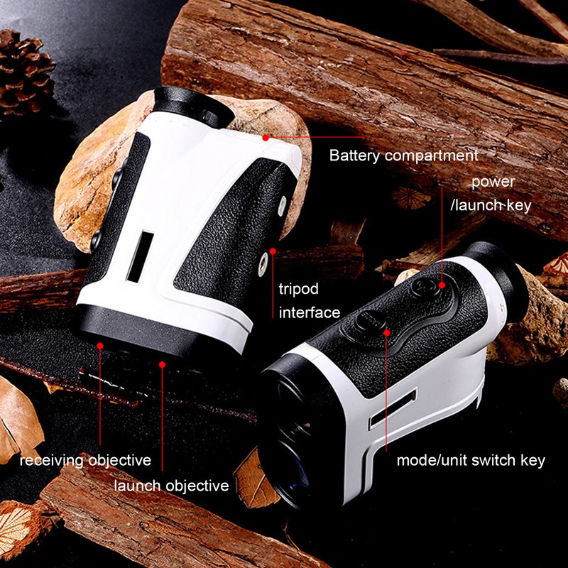 HK1200H Handheld Rangefinder Distance Finder Angle Height Scan Measure Mode