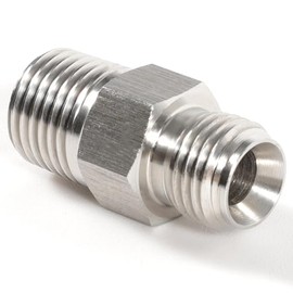 1/4"Male NPT Fitting Adapter, Fitting end A 12mmX1.25mm male thread,Fitting end B 1/4"NPT male thread