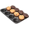 wenco Premium 12 Muffin Moulds, Non-Stick Baking Moulds, Dishwasher Safe,