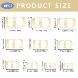 Bekecidi Pack of 10 Oval Finger Splint Trigger Finger Splint Finger Support 10 Sizes Finger Stretcher Clamp Portable Clamp Support for Finger Stiffness Finger Joint Protection