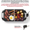 Starfrit The Rock Electric Reversible Grill & Griddle - Rock.Tec