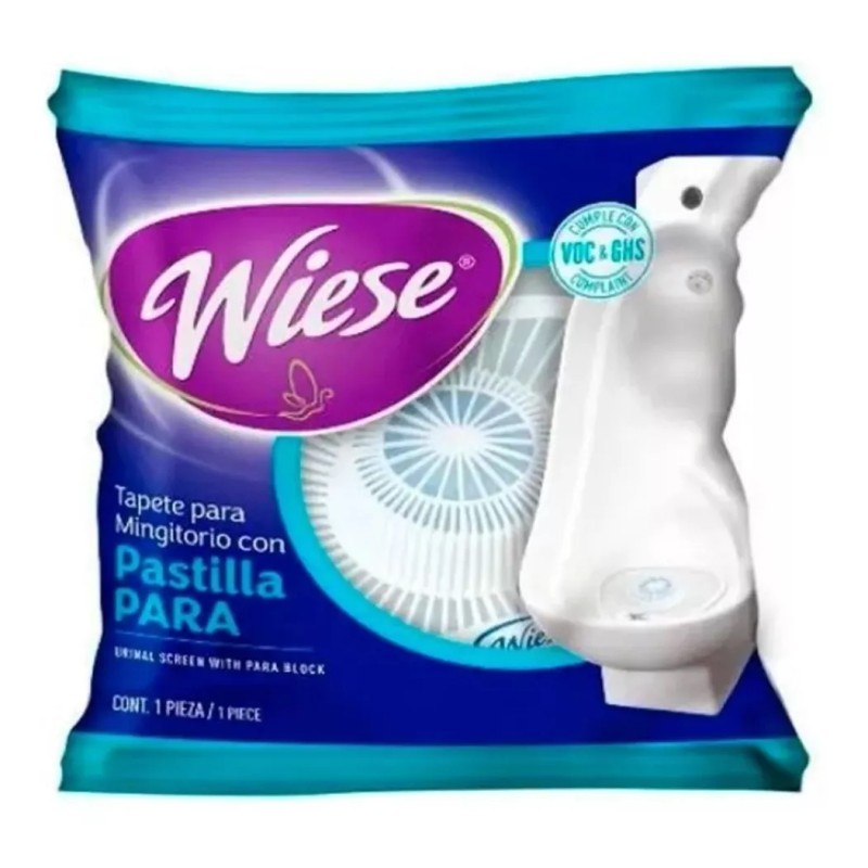 WIESE Tapete Para Mingitorio Con Pastilla Wiese