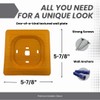 Elm Wood Square Wall Plate for Ecobee Smart Thermostat Enhanced