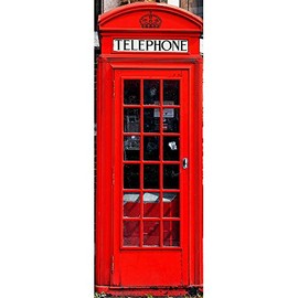 Wet Paint Printing + Design SP12061 British Phone Booth Cardboard Cutout
