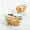 Restaurantware Deli Cup, Fruit Cup, Retail Cup with Lid and