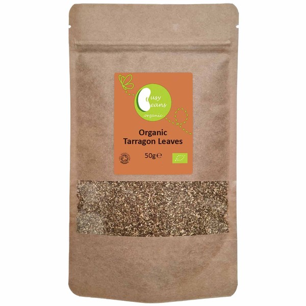 Organic Tarragon Leaves - Certified Organic - by Busy Beans Organic (50g)