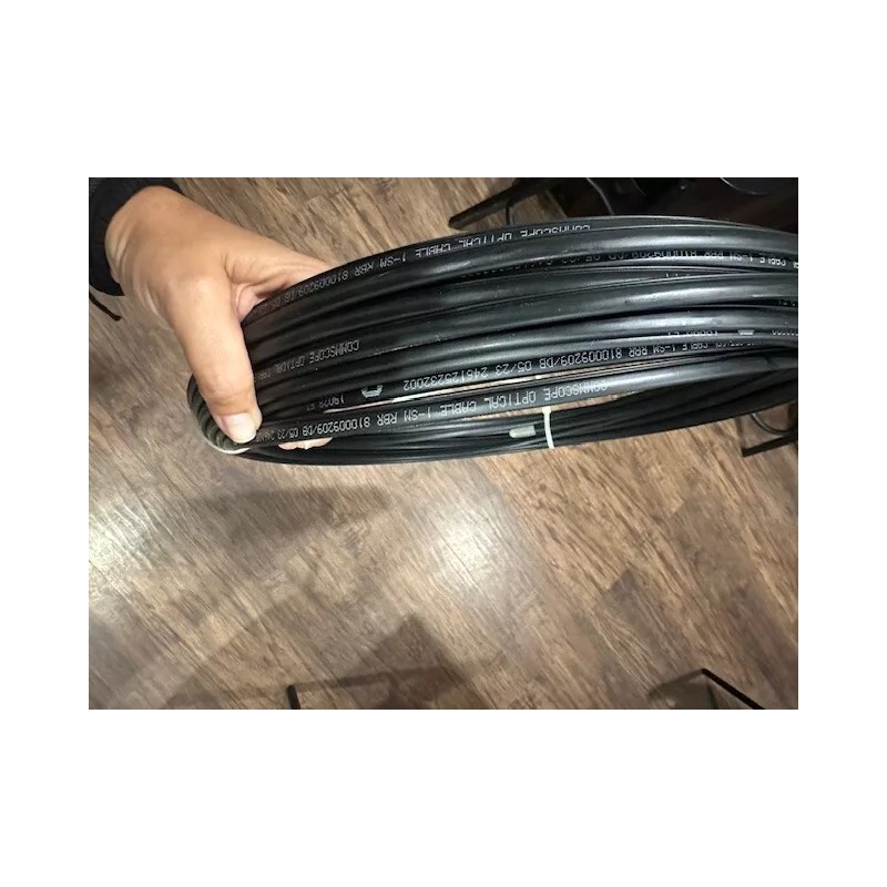 COMMSCOPE Fibre Optic Cable 1-SM RBR 100ft Fiber Material Black