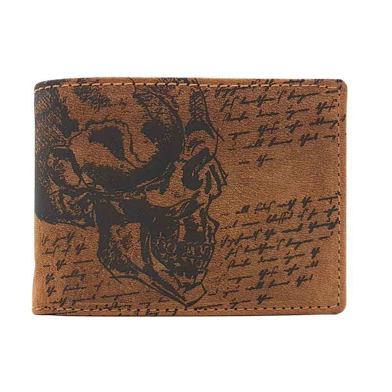 Jockey Club Genuine Buffalo Full Leather Wallet with RFID Protection,