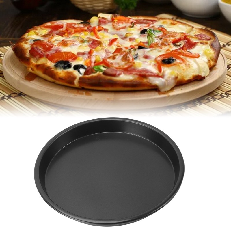 Non Stick Pizza Pan Uniform Heat Transfer Carbon Steel Pizza