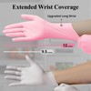 SwiftGrip Disposable Nitrile Dishwashing Gloves, Extended 12 Inches Cuff, 6-mil,